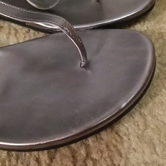 silver thong wedge sandals